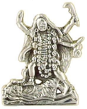 Kali Hindu & Buddhist Sterling Silver .925 Pendant