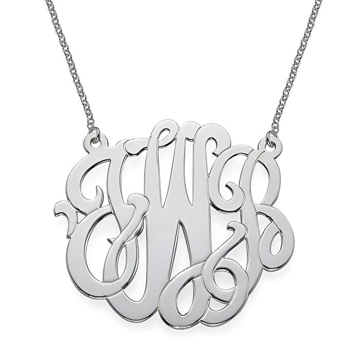 XXL Premium Monogram Necklace - Custom Made with Any Initial!