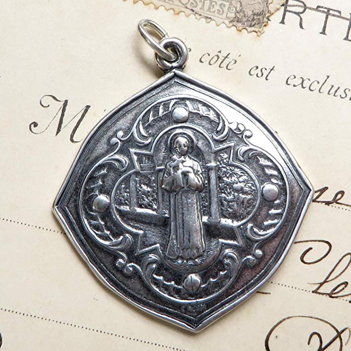 St Martin de Porres Medal - Patron of Race Relations - Antique Reproduction